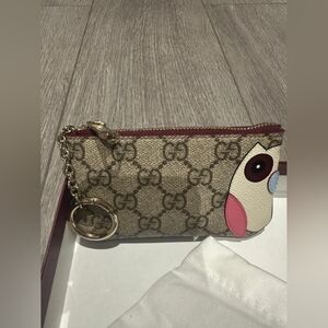 Gucci GG Key Case With Owl Detail